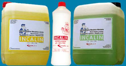 Algunos de los productos Incale